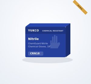 ChemGuard Nitrile Chemical Gloves, 18"