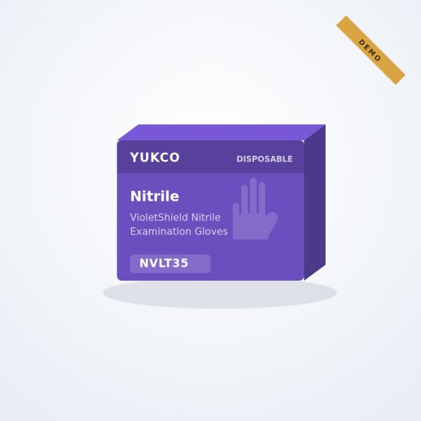 VioletShield Nitrile Examination Gloves